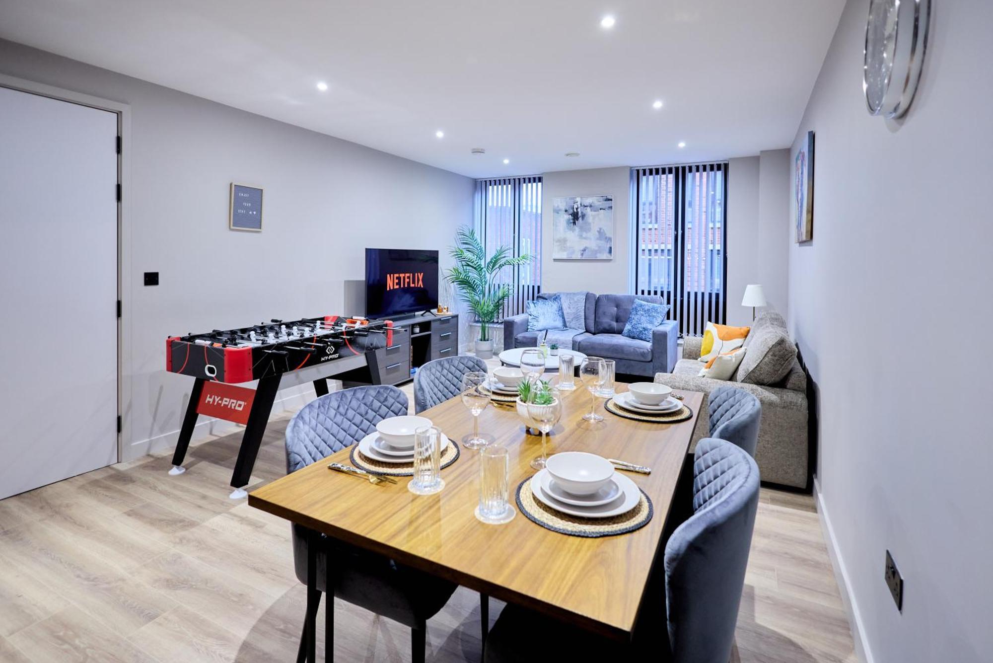 Apartment Gem 2-bed With Netflix, Fun & Parking Birmingham